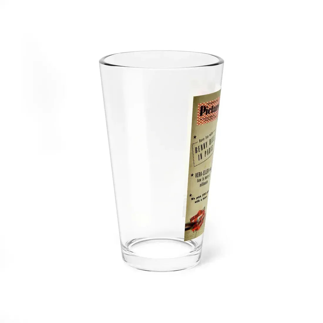 Leslie Parrish #263 - (Vintage Female Icon) Pint Glass 16oz - Go Mug Yourself