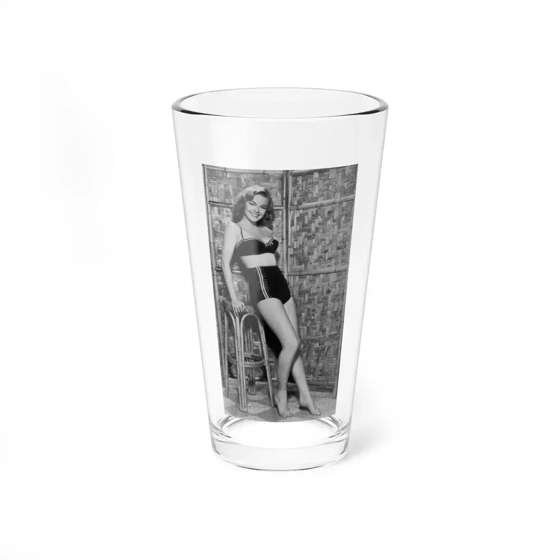 Leslie Parrish #272 (Vintage Female Icon) Pint Glass 16oz 16oz - Go Mug Yourself