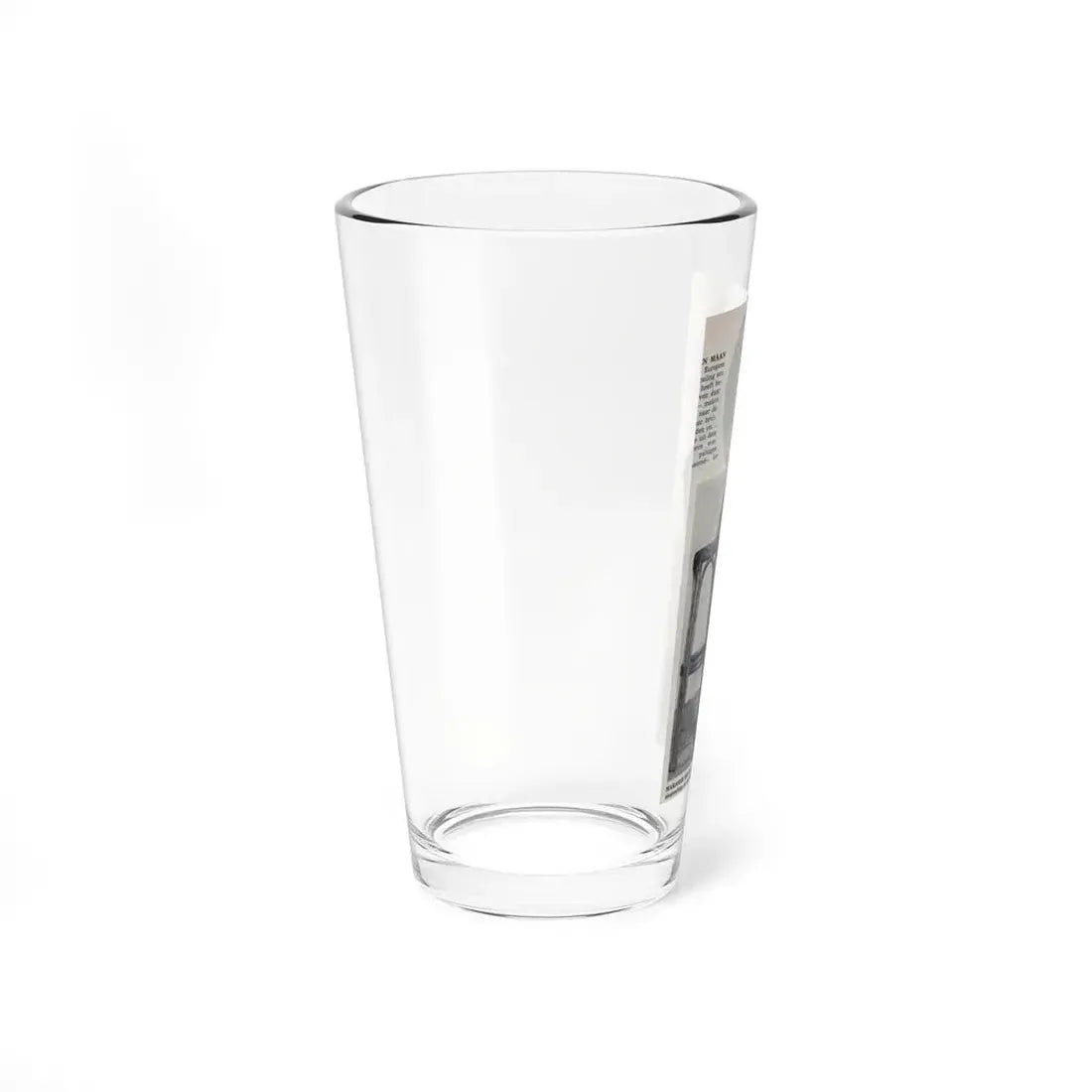 Leslie Parrish #274 - 1 Full Body Medium Size B&W Pin-Up Photo from DE LACH Dutch Film Star Mag. 2-17-56 (Vintage Female Icon) Pint Glass 16oz - Go Mug Yourself