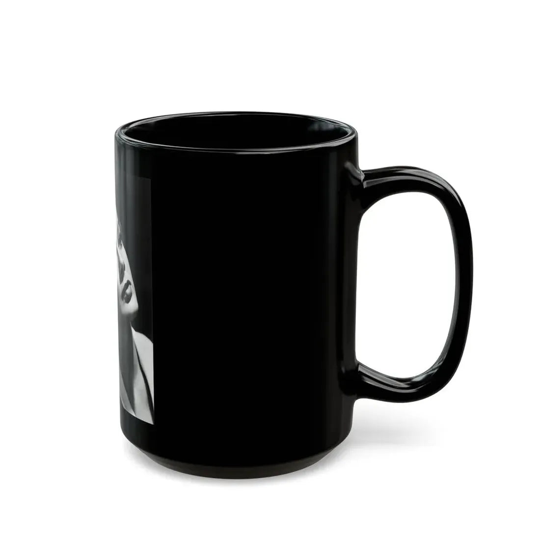 Leslie Parrish #83 1 (Vintage Female Icon) Black Coffee Mug - Go Mug Yourself