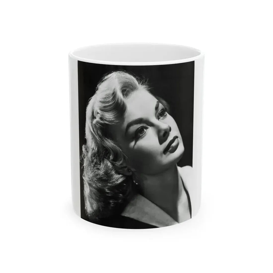 Leslie Parrish #83 1 (Vintage Female Icon) White Coffee Mug 11oz - Go Mug Yourself