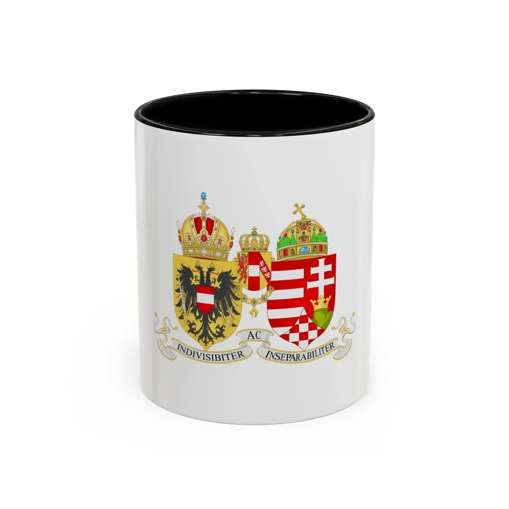 Lesser Coat of arms of Austria-Hungary - Accent Coffee Mug 11oz Black - Go Mug Yourself