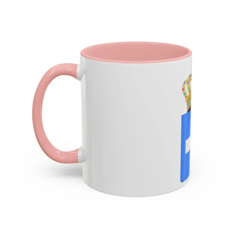 Lesser Coat of Arms of Greece (Wittelsbach) - Accent Coffee Mug - Go Mug Yourself