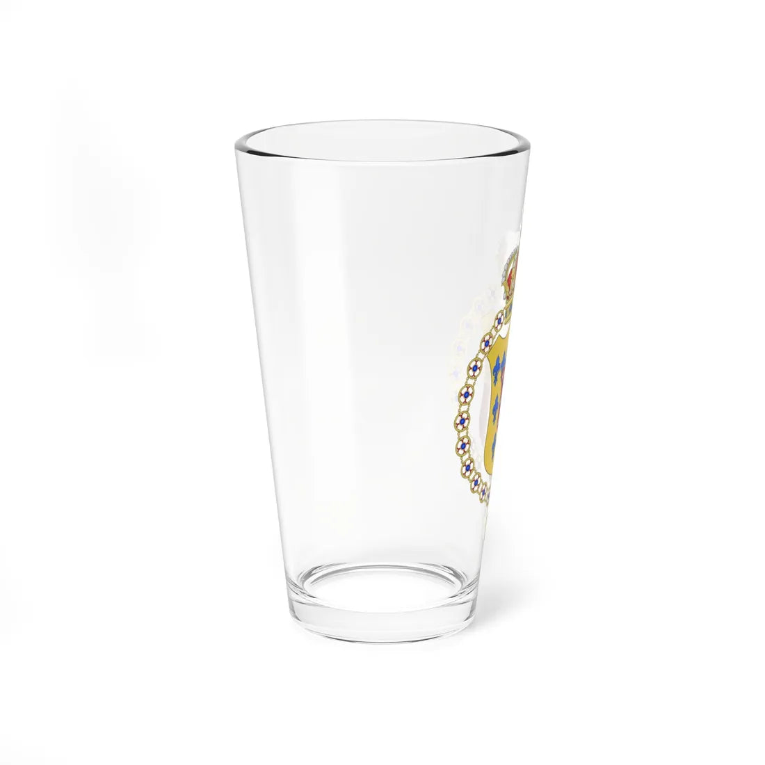 Lesser Coat of Arms of House of Bourbon-Parma (Italy) (Coat of Arms) Pint Glass 16oz - Go Mug Yourself