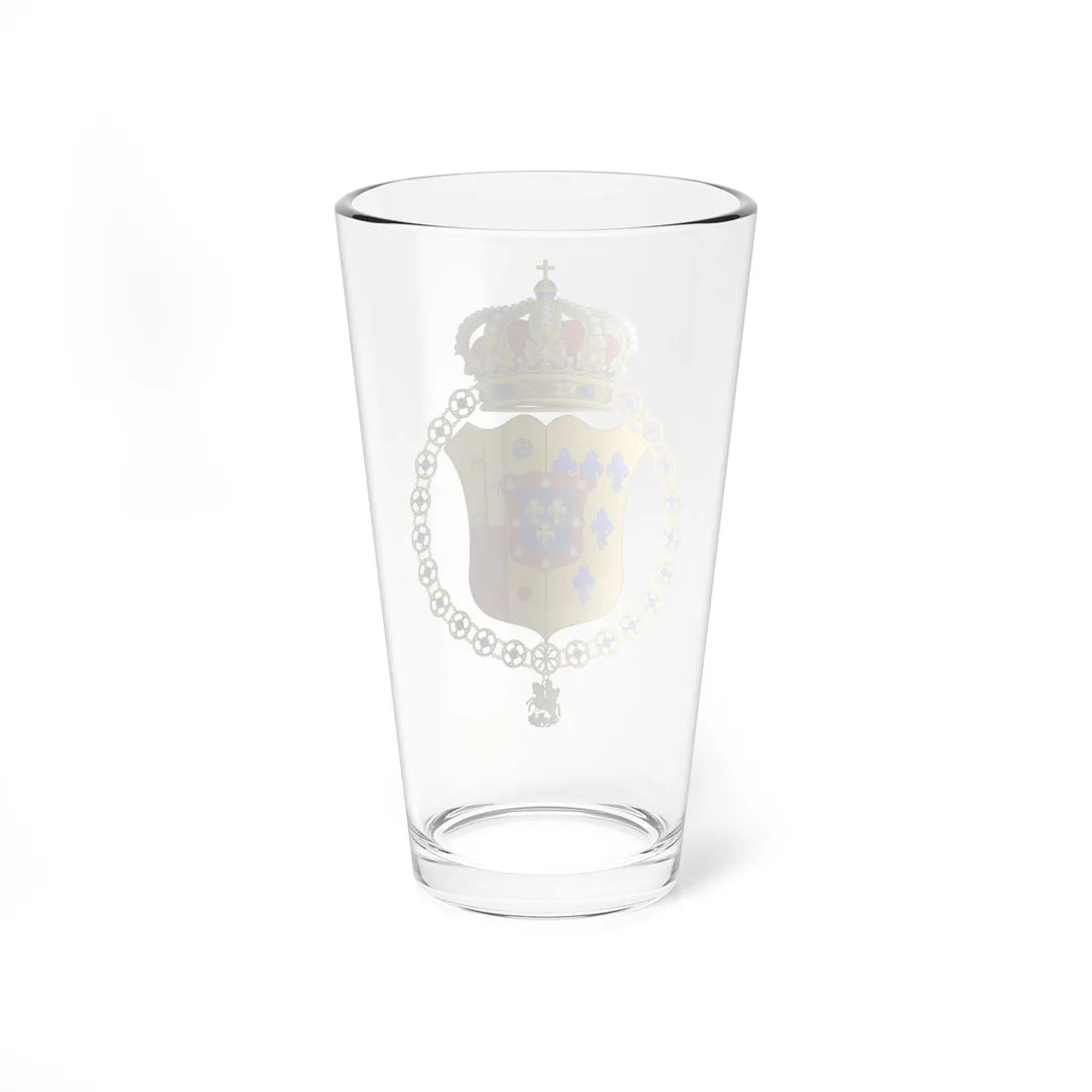 Lesser Coat of Arms of House of Bourbon-Parma (Italy) (Coat of Arms) Pint Glass 16oz - Go Mug Yourself