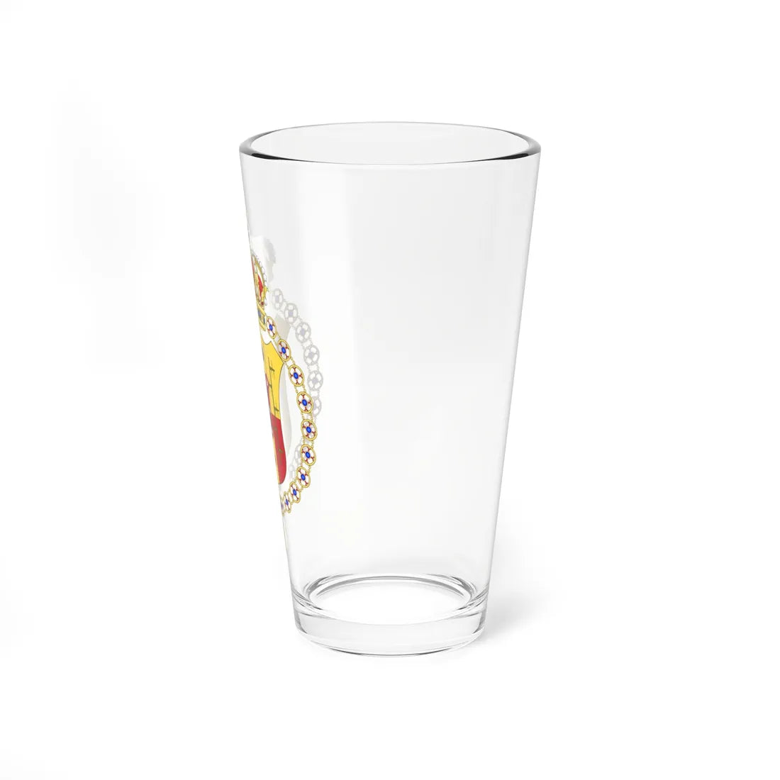 Lesser Coat of Arms of House of Bourbon-Parma (Italy) (Coat of Arms) Pint Glass 16oz - Go Mug Yourself