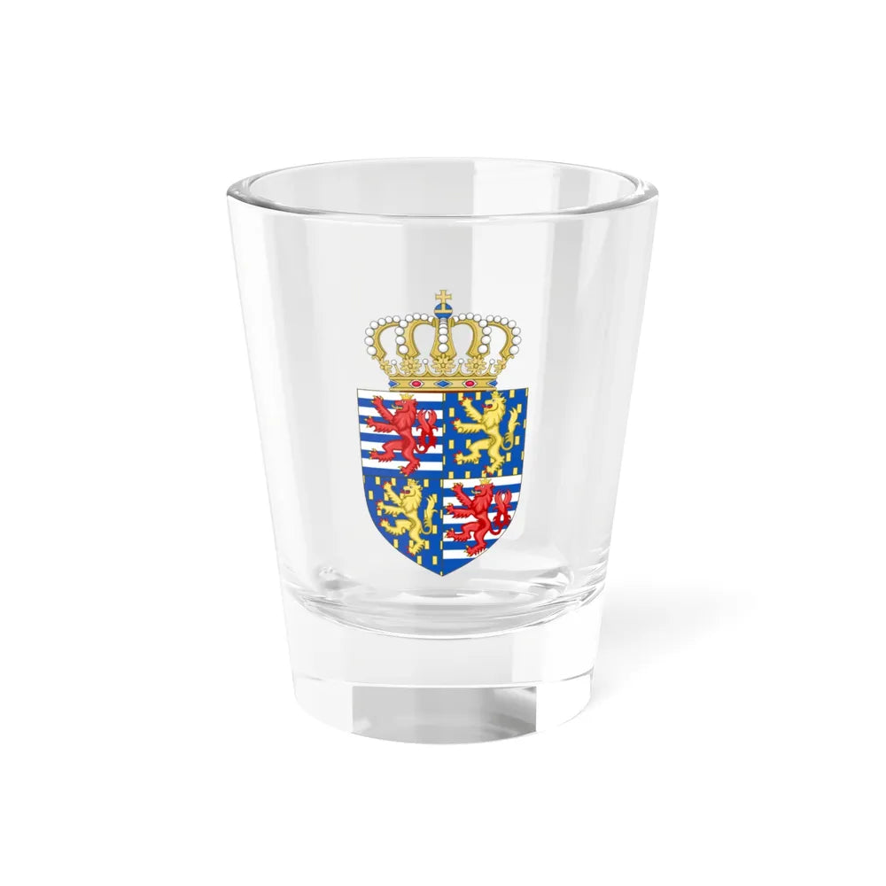 Lesser coat of arms of the Grand Duke of Luxembourg (2000) - Shot Glass 1.5oz 1.5oz - Go Mug Yourself