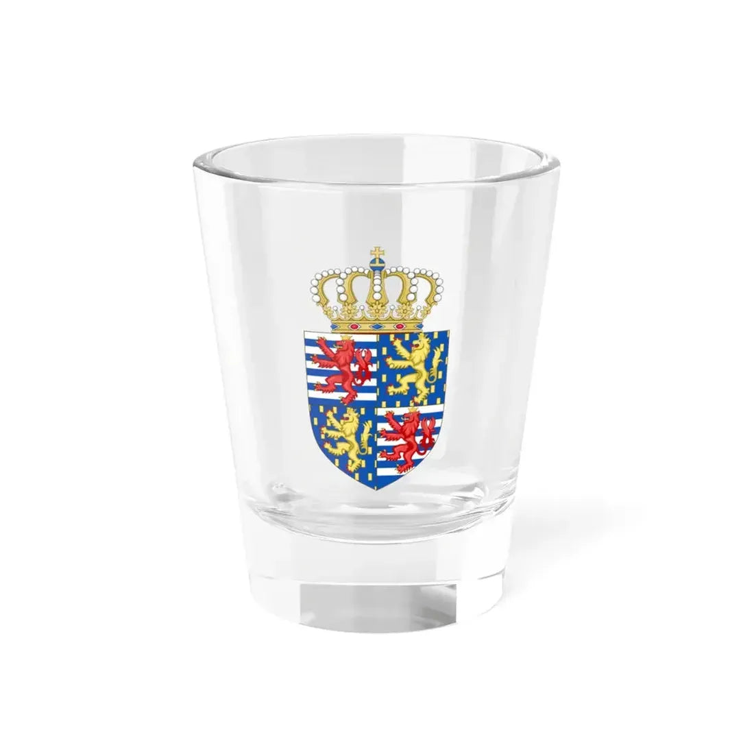Lesser coat of arms of the Grand Duke of Luxembourg (2000) - Shot Glass 1.5oz 1.5oz - Go Mug Yourself