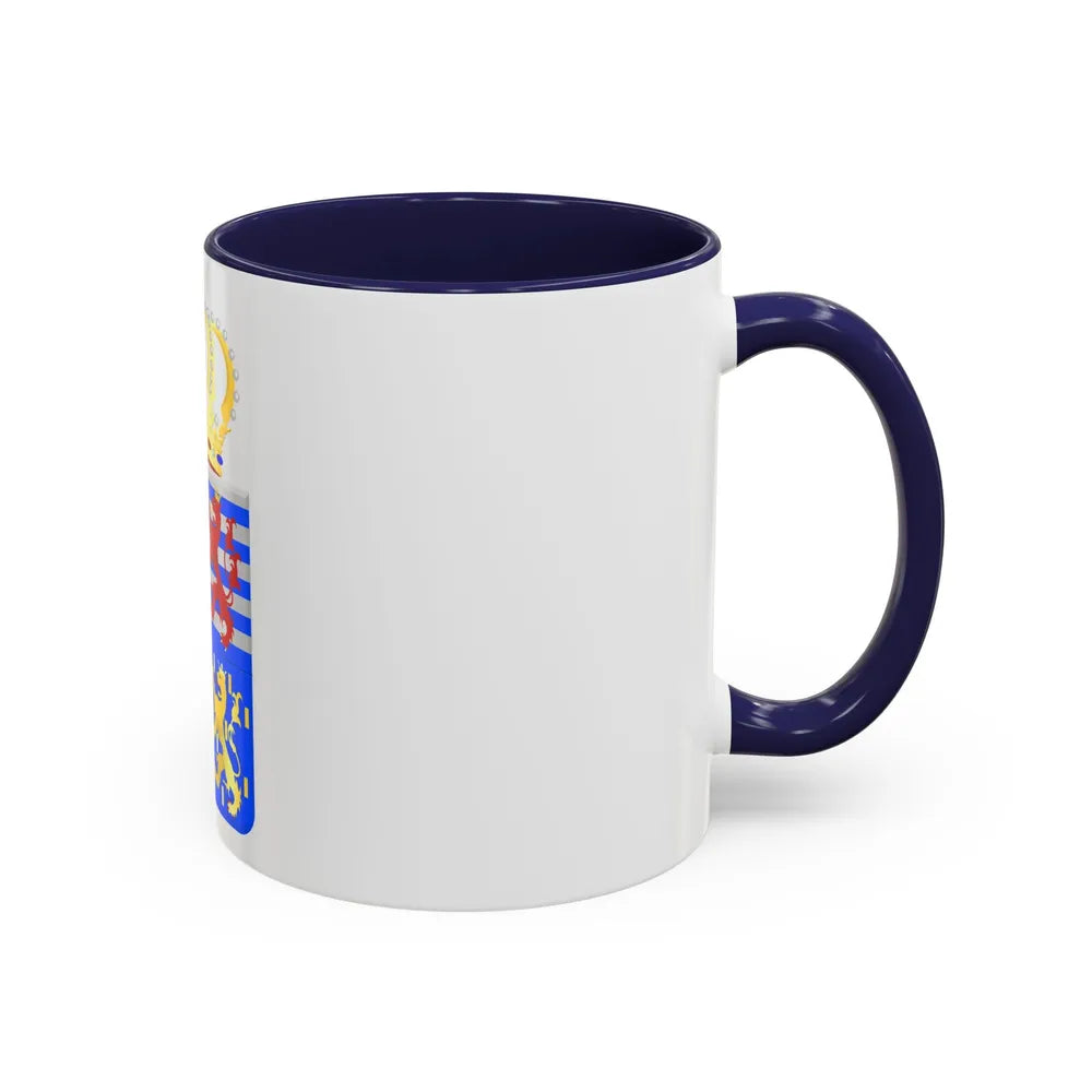 Lesser coat of arms of the Grand Dukes of Luxembourg prior to 2000 - Accent Coffee Mug - Go Mug Yourself