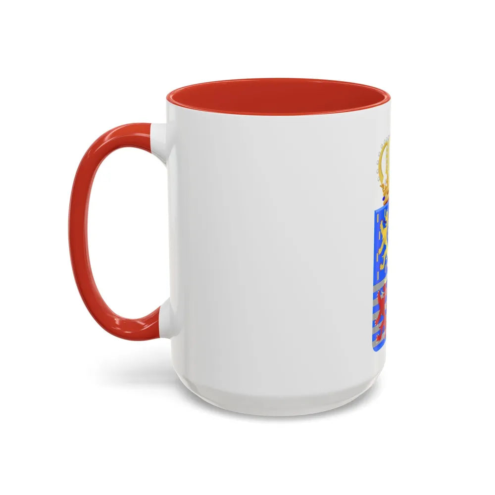 Lesser coat of arms of the Grand Dukes of Luxembourg prior to 2000 - Accent Coffee Mug - Go Mug Yourself