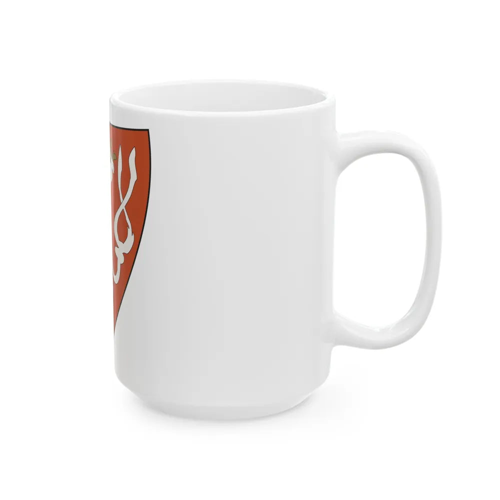 Lesser coat of arms of the Kingdom of Bohemia (Wenceslaus II of Bohemia) - White Coffee Mug-Go Mug Yourself