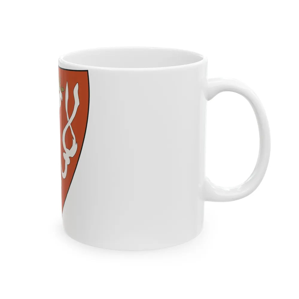Lesser coat of arms of the Kingdom of Bohemia (Wenceslaus II of Bohemia) - White Coffee Mug-Go Mug Yourself