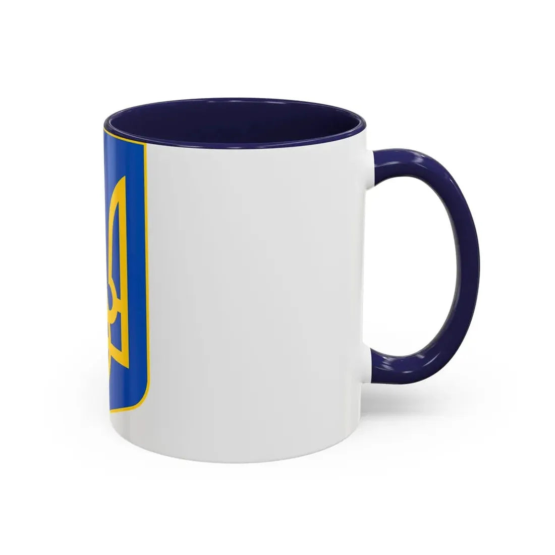 Lesser Coat of Arms of Ukraine - Accent Coffee Mug - Go Mug Yourself