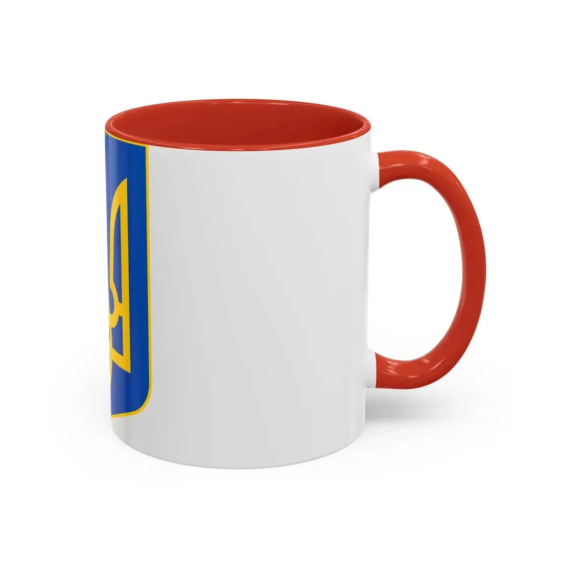 Lesser Coat of Arms of Ukraine - Accent Coffee Mug - Go Mug Yourself