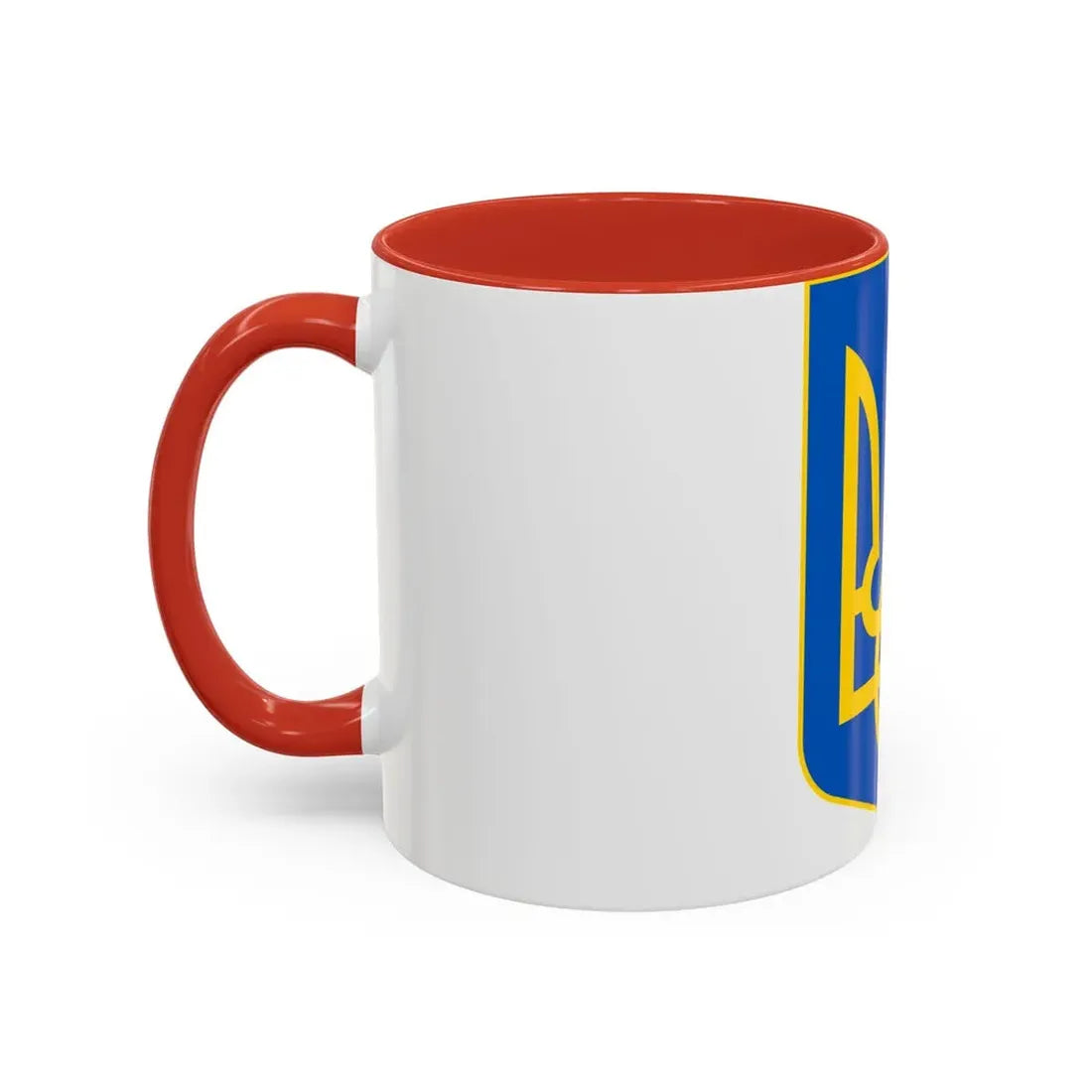 Lesser Coat of Arms of Ukraine - Accent Coffee Mug - Go Mug Yourself