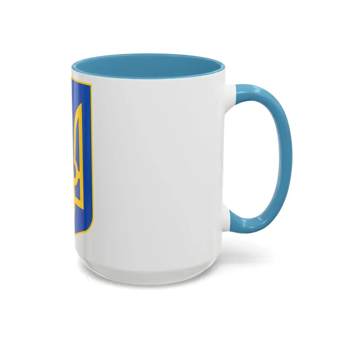 Lesser Coat of Arms of Ukraine - Accent Coffee Mug - Go Mug Yourself