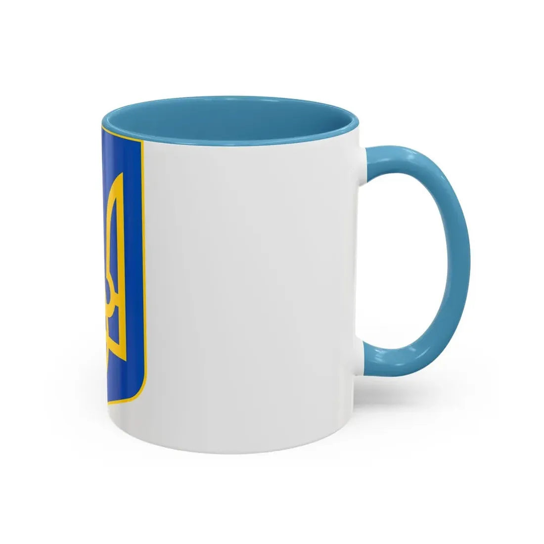 Lesser Coat of Arms of Ukraine - Accent Coffee Mug - Go Mug Yourself