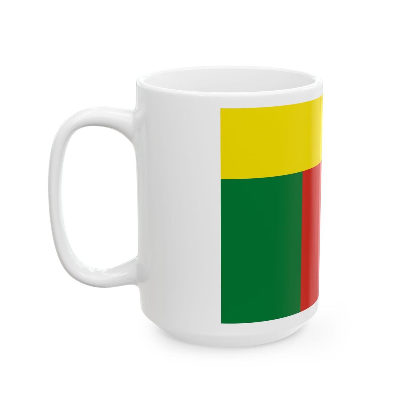 Lesser Flag of Bolivia 1826-1831 (Bolivia) White Coffee Mug-Go Mug Yourself