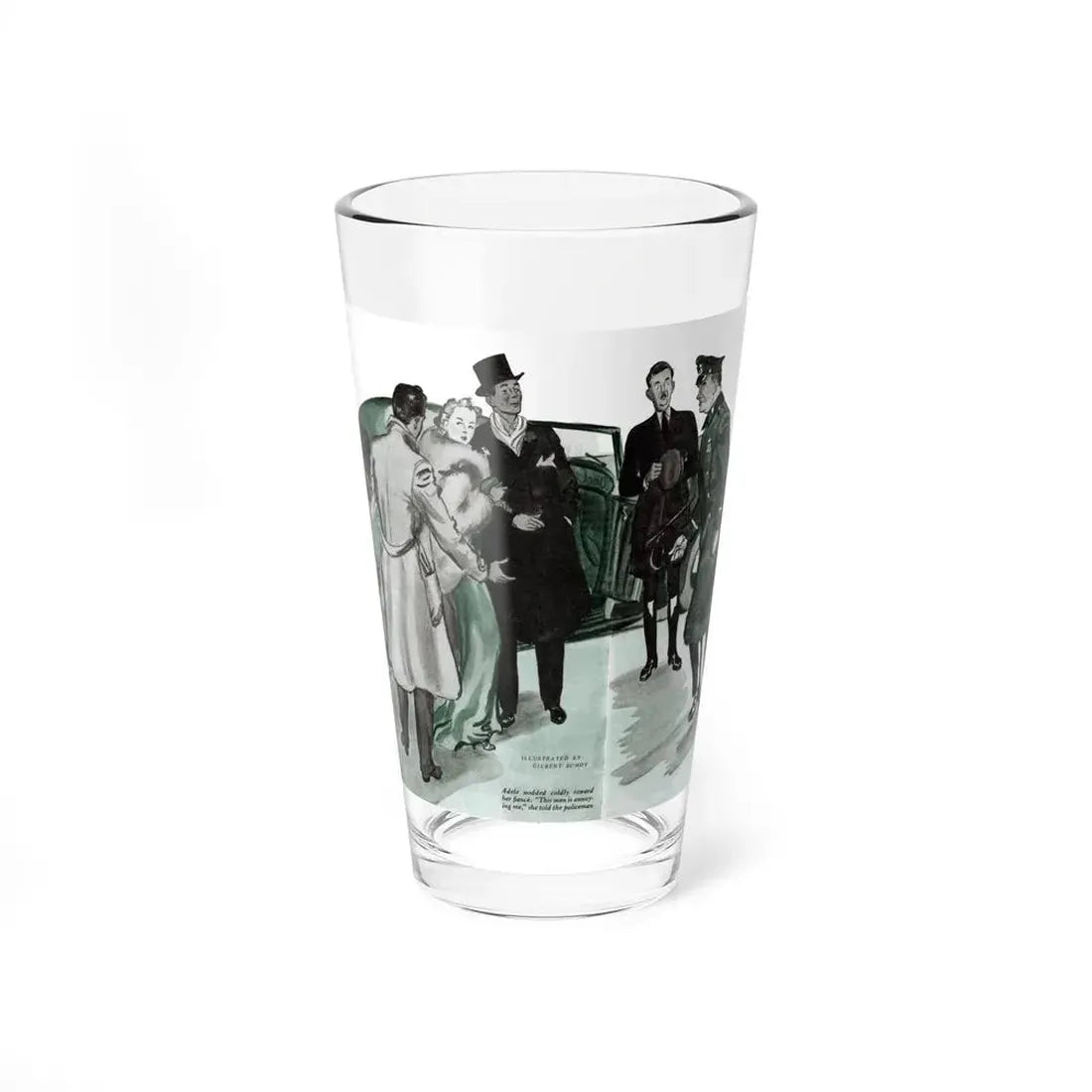 Let Freedom Swing (1), The American Magazine, December 1937 - Pint Glass 16oz 16oz - Go Mug Yourself