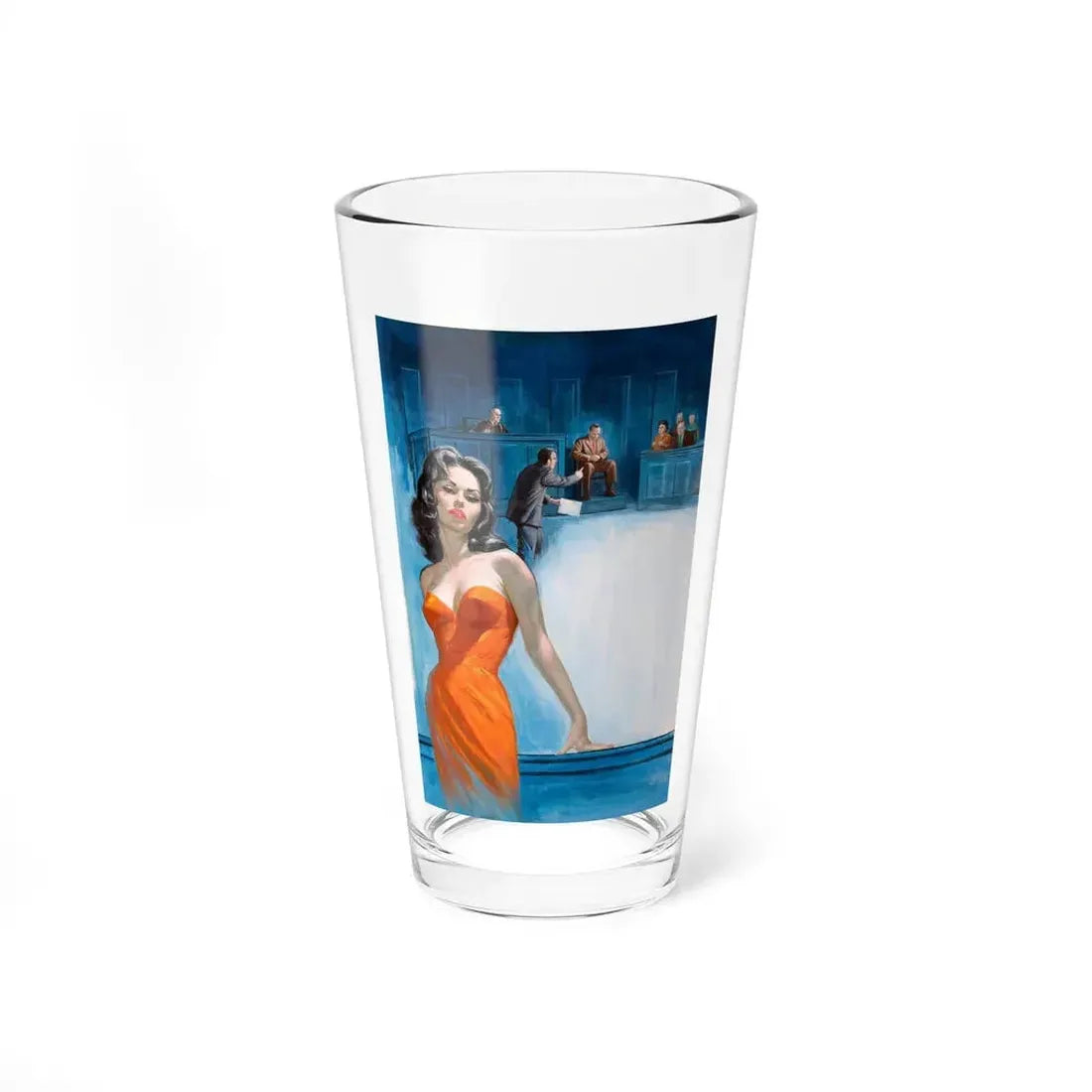 Let Him Go Hang, paperback cover, 1961 - Pint Glass 16oz 16oz - Go Mug Yourself