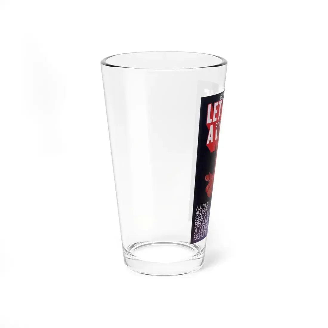 LET ME DIE A WOMAN 1977 Movie Poster - Pint Glass 16oz - Go Mug Yourself