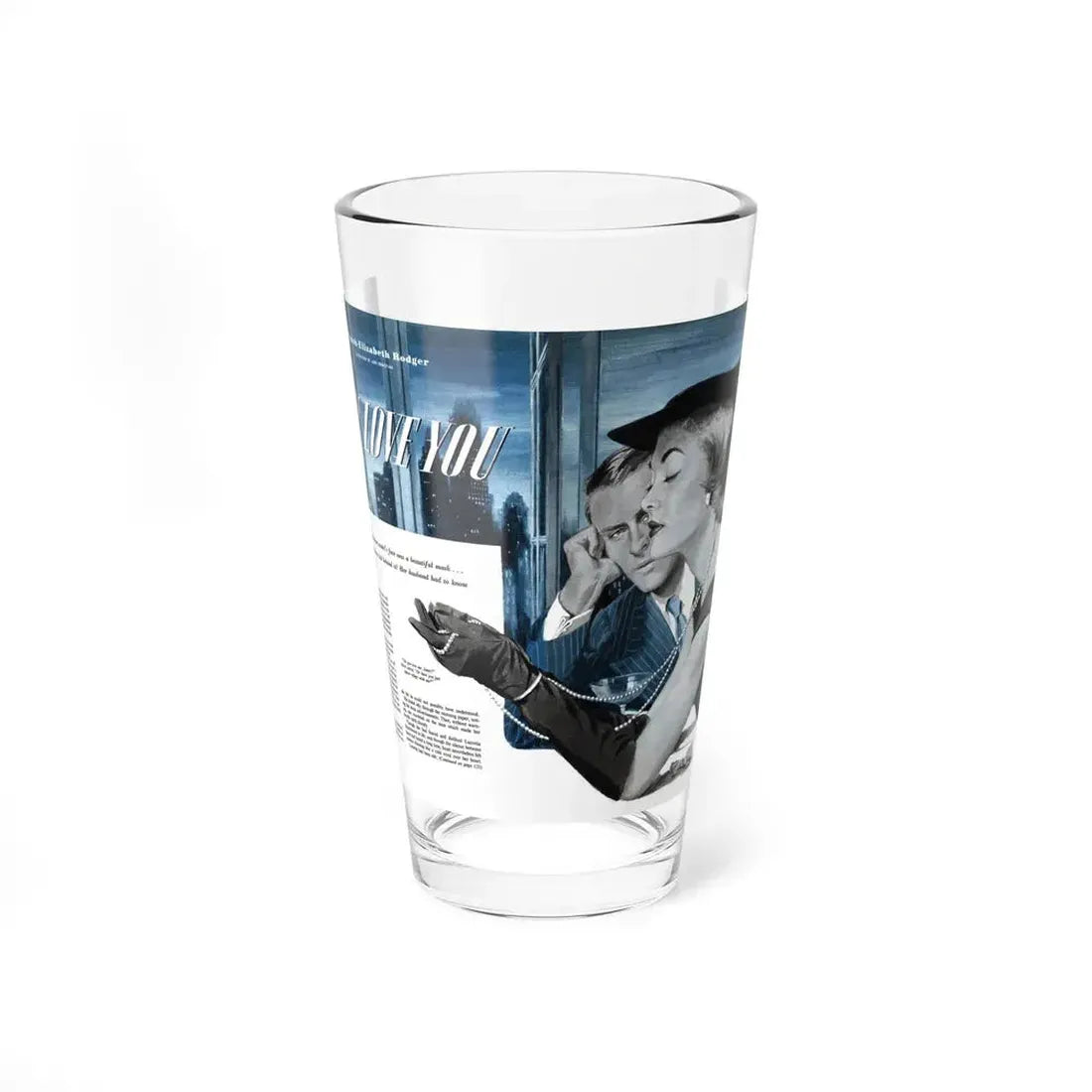 Let Me Love You, The American Magazine, February 1952 - Pint Glass 16oz 16oz - Go Mug Yourself