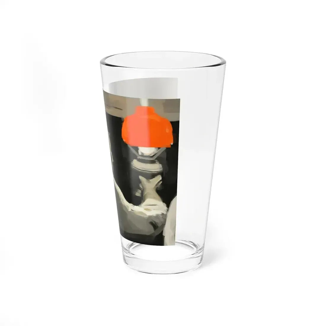 Let there be light! Inspired by a Saul Tepper illustration - Pint Glass 16oz - Go Mug Yourself