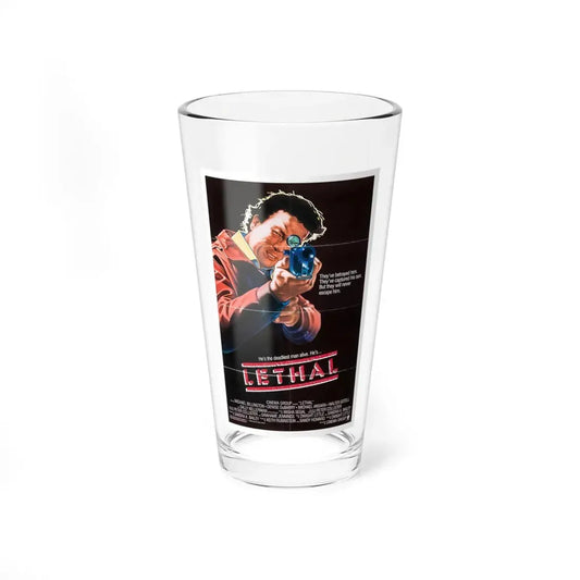 LETHAL 1985 Movie Poster - Pint Glass 16oz 16oz - Go Mug Yourself