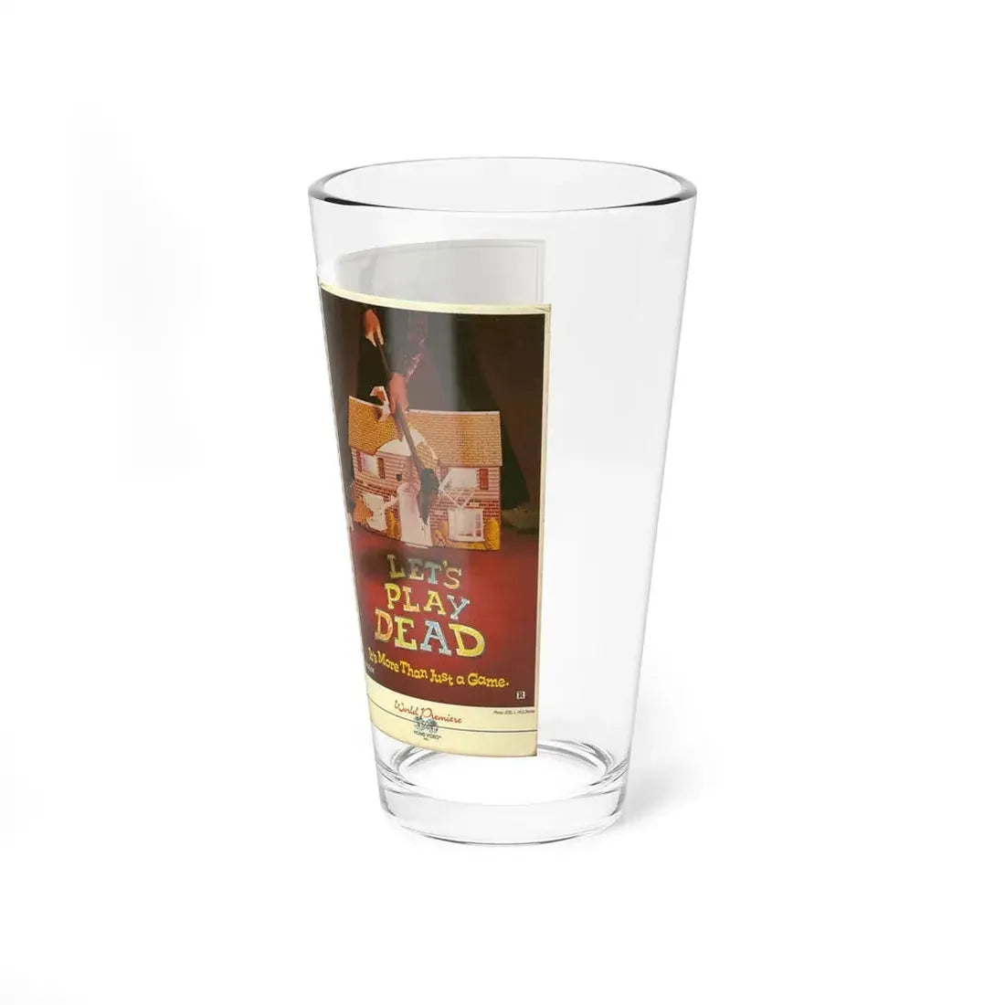 LETS PLAY DEAD (VHS COVER) Pint Glass 16oz - Go Mug Yourself