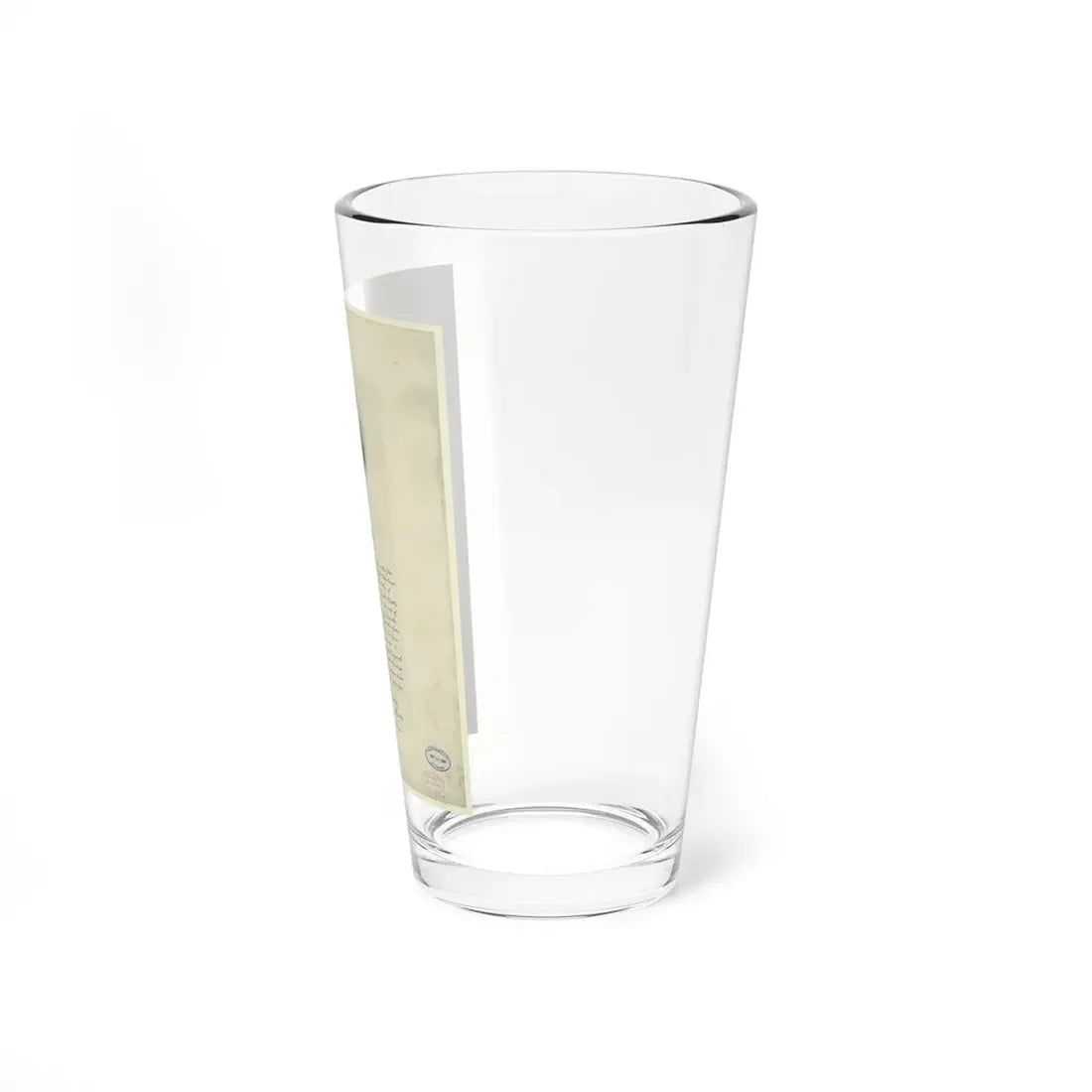 Letter From Abraham Lincoln To Mrs. Bixby, With Bust-Length Portrait Of Lincoln (U.S. Civil War) Pint Glass 16oz - Go Mug Yourself