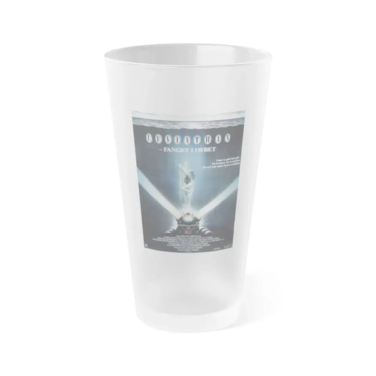 LEVIATHAN (DANISH) 1989 Movie Poster - Frosted Pint Glass 16oz 16oz Frosted - Go Mug Yourself