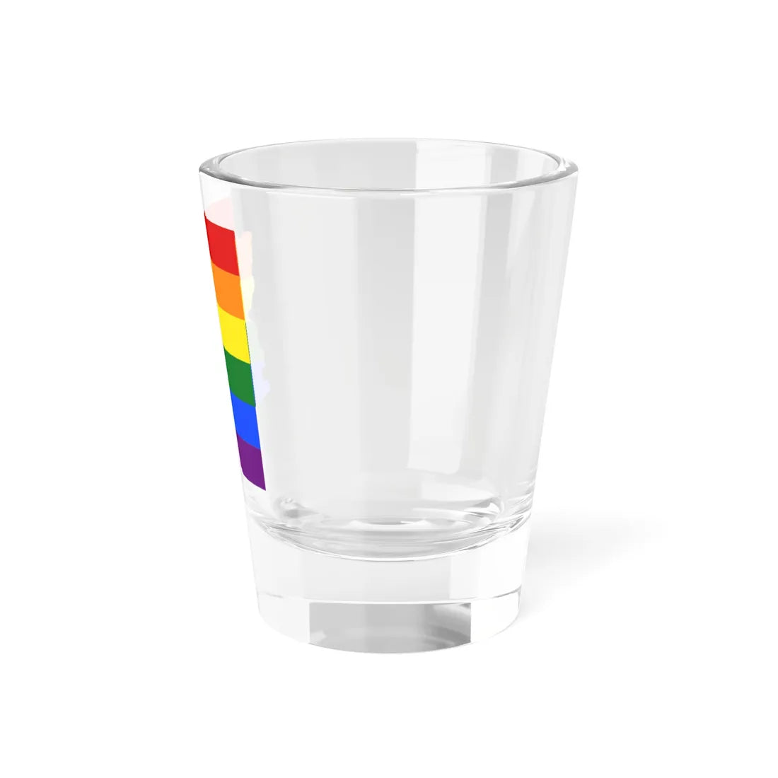 LGBT flag map of Arizona (United States) Shot Glass 1.5oz - Go Mug Yourself