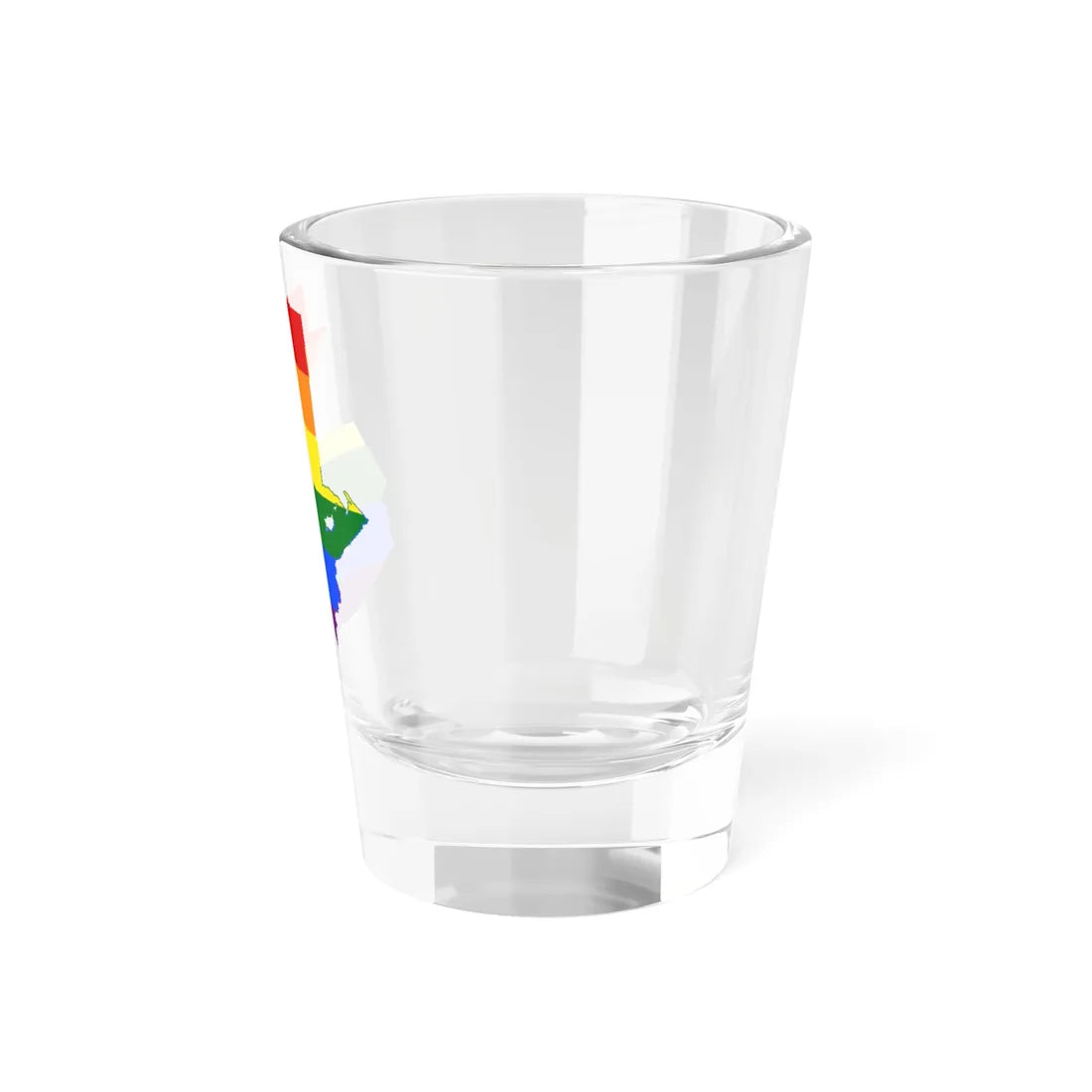 LGBT flag map of Guatemala (Guatemala) Shot Glass 1.5oz - Go Mug Yourself