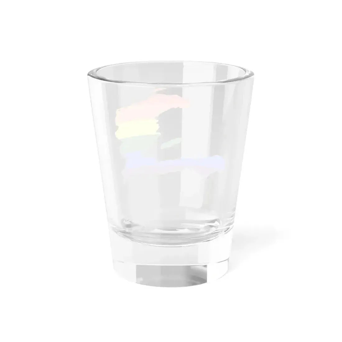 LGBT flag map of Haiti (Haiti) Shot Glass 1.5oz - Go Mug Yourself