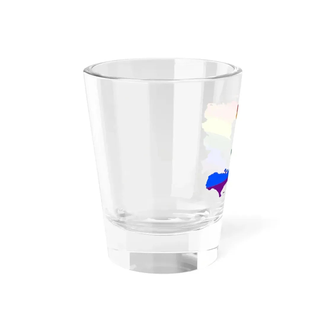 LGBT flag map of Haiti (Haiti) Shot Glass 1.5oz - Go Mug Yourself