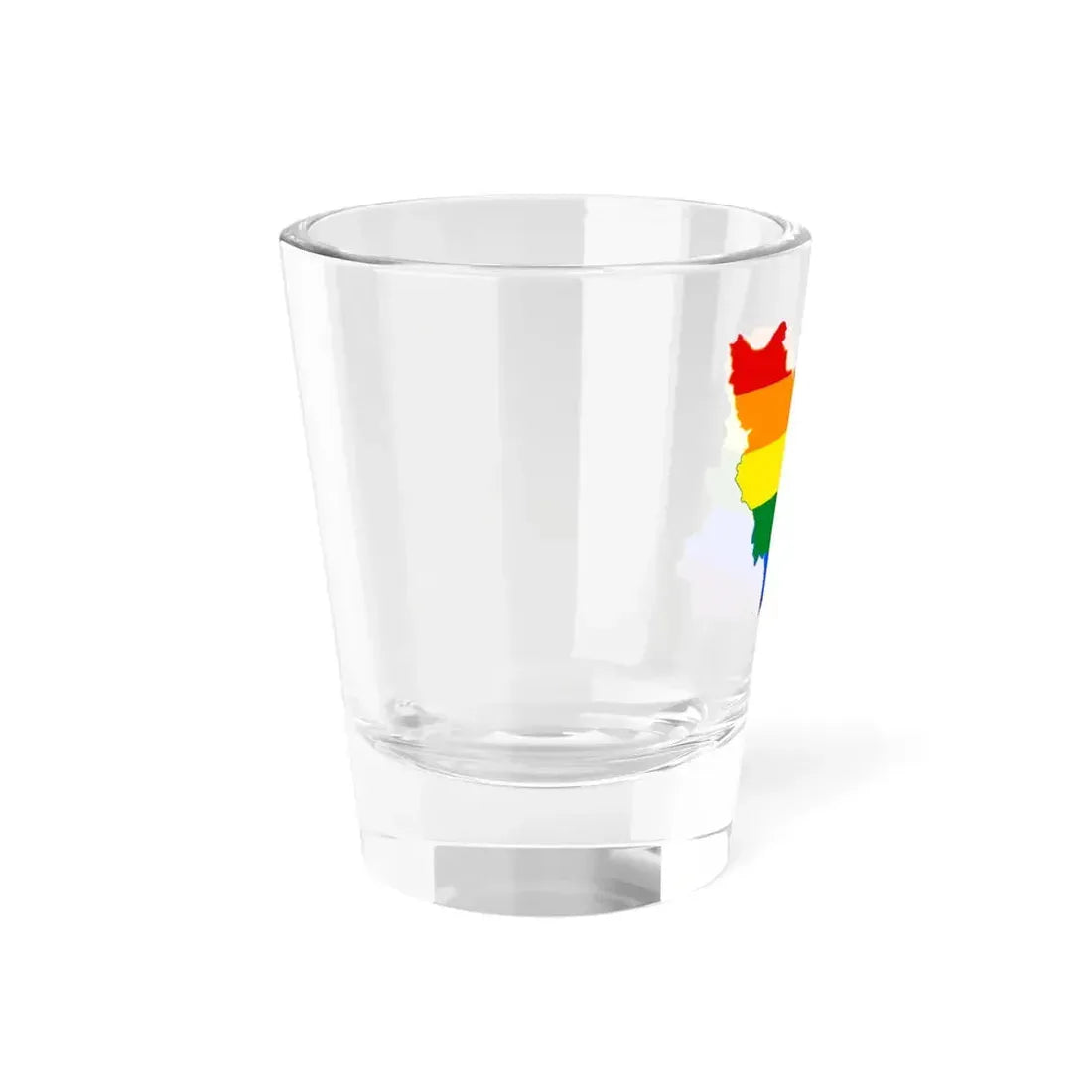 LGBT flag map of Iran (Iran) Shot Glass 1.5oz - Go Mug Yourself