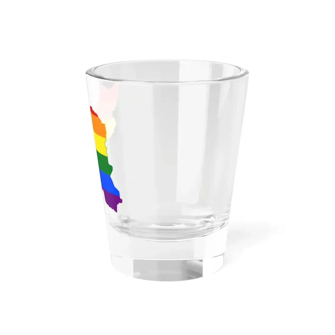 LGBT flag map of Iran (Iran) Shot Glass 1.5oz - Go Mug Yourself