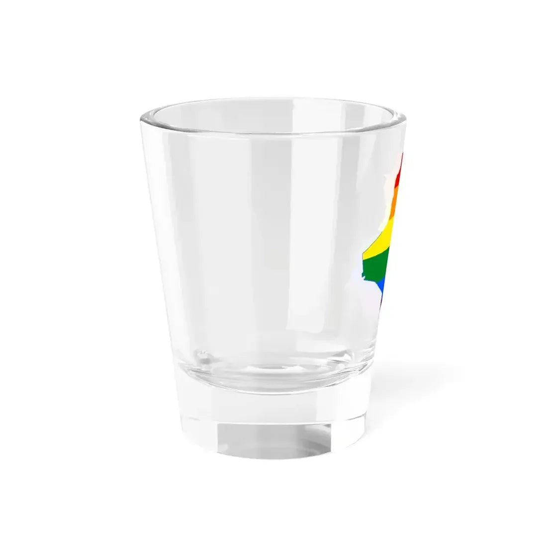 LGBT flag map of Iraq (Iraq) Shot Glass 1.5oz - Go Mug Yourself