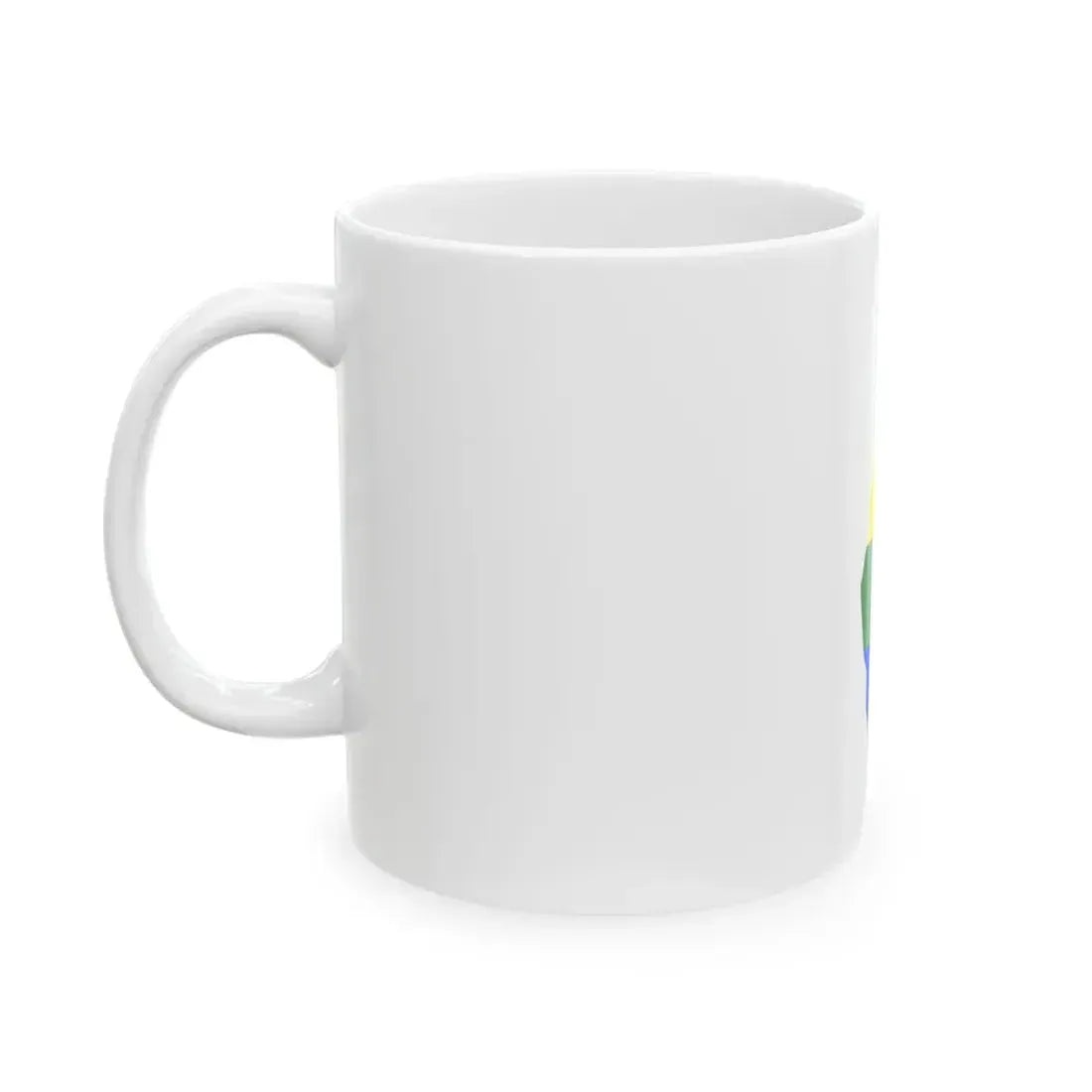 LGBT flag map of Israel (Israel) White Coffee Mug - Go Mug Yourself
