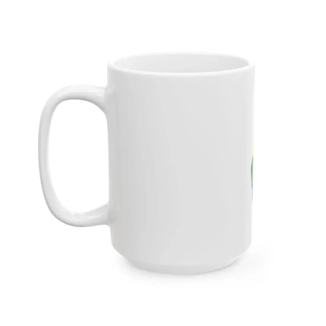 LGBT flag map of Israel (Israel) White Coffee Mug - Go Mug Yourself