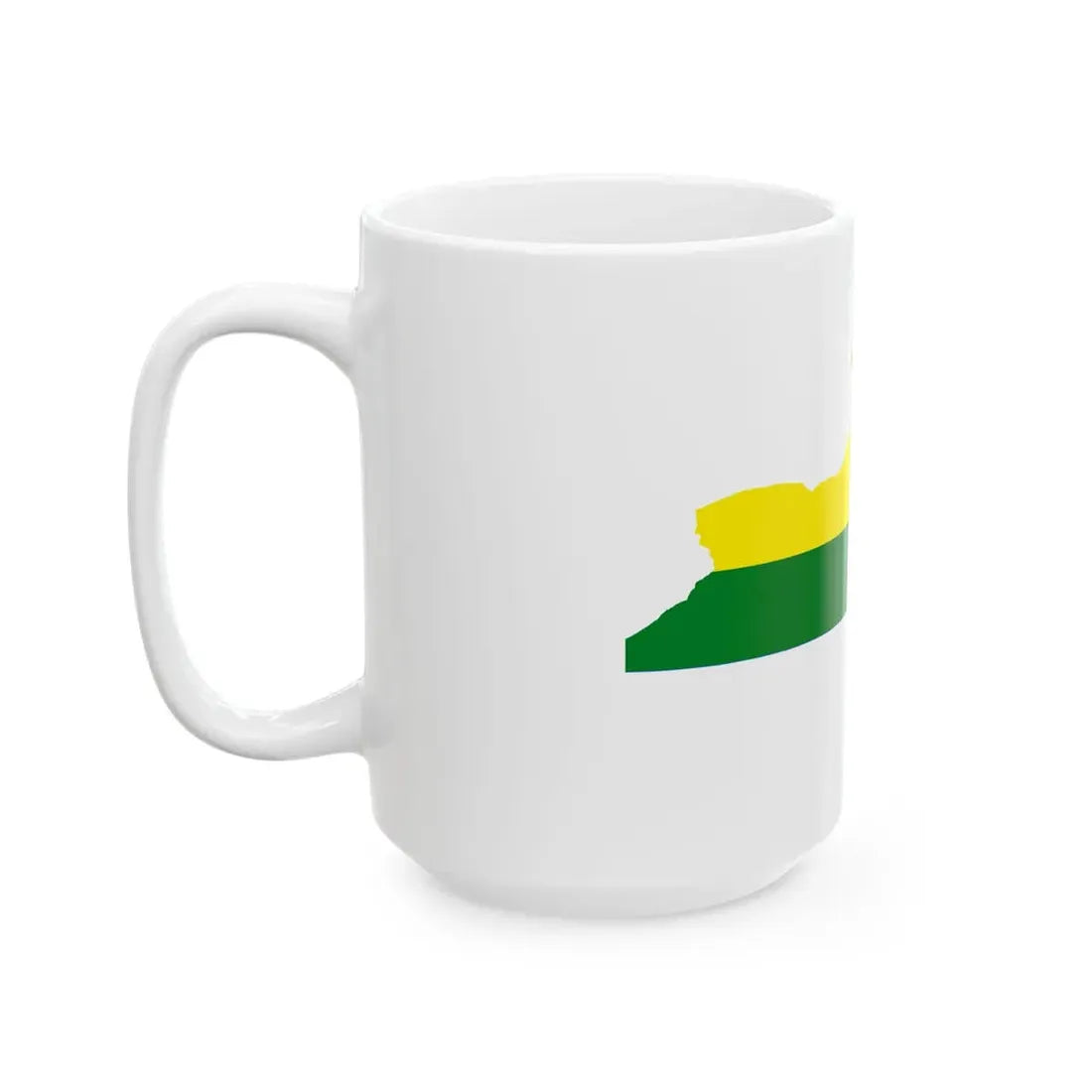 LGBT flag map of New York (United States) White Coffee Mug - Go Mug Yourself