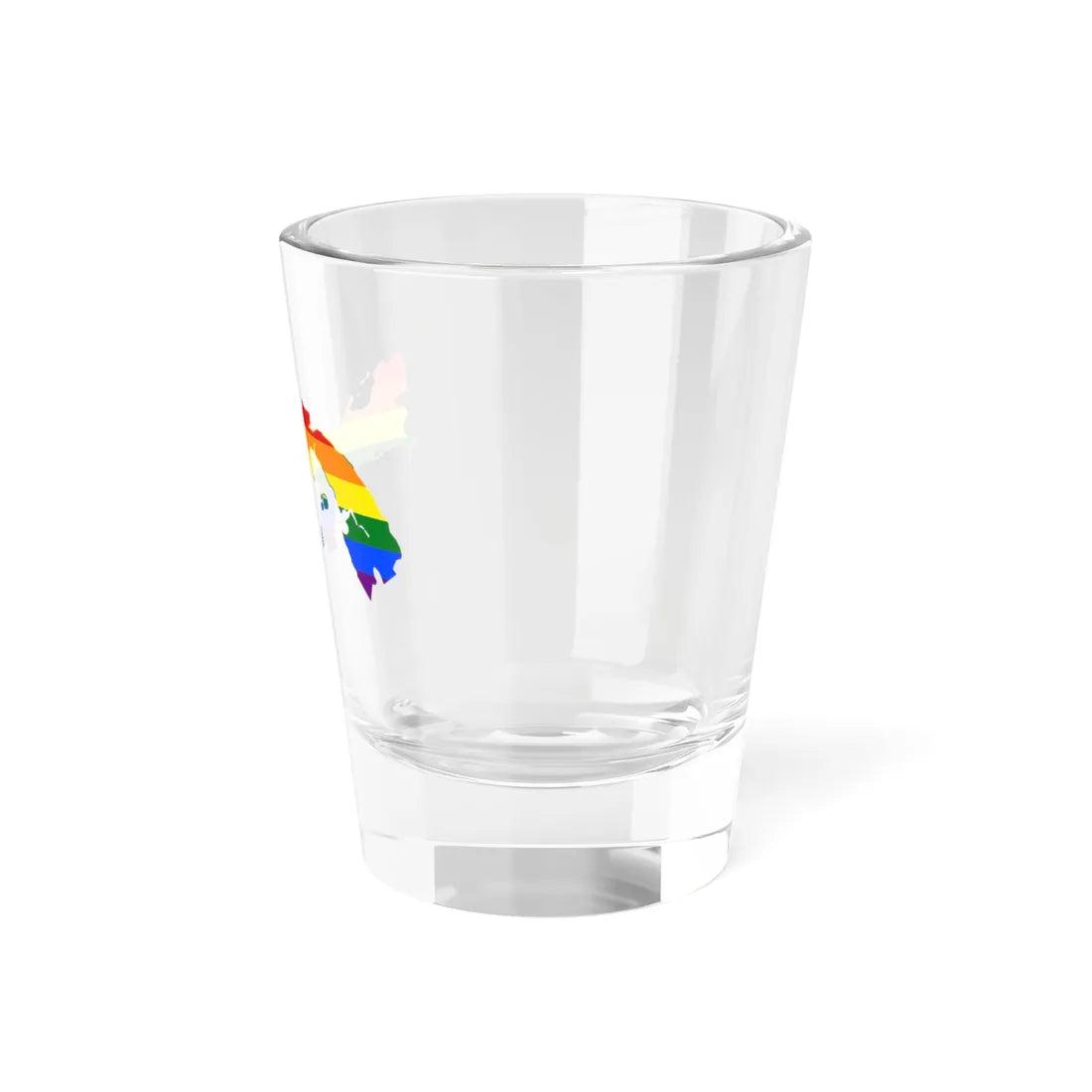 LGBT flag map of Panama (Panama) Shot Glass 1.5oz - Go Mug Yourself