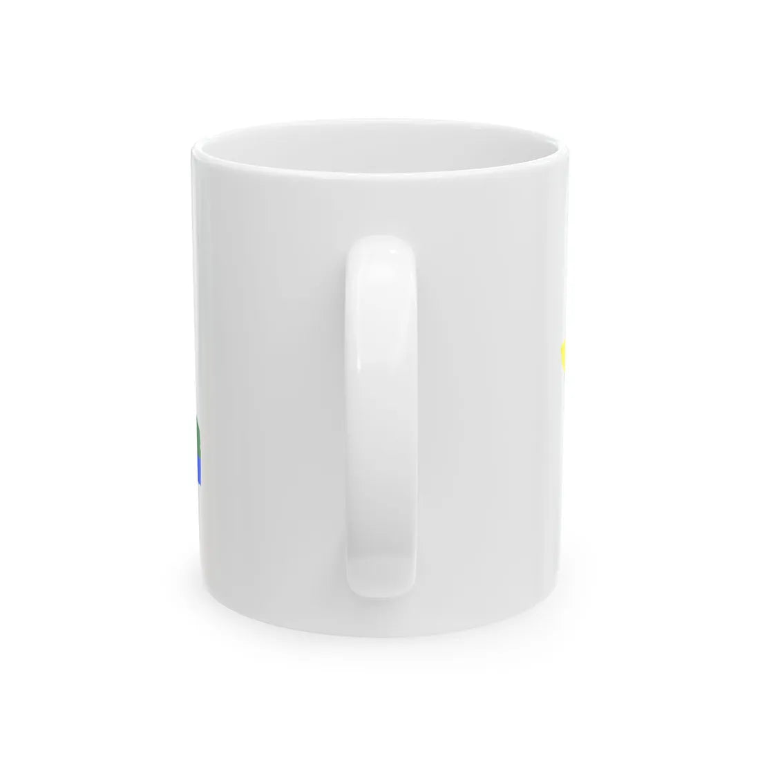 LGBT flag map of Romania (Oman) White Coffee Mug - Go Mug Yourself