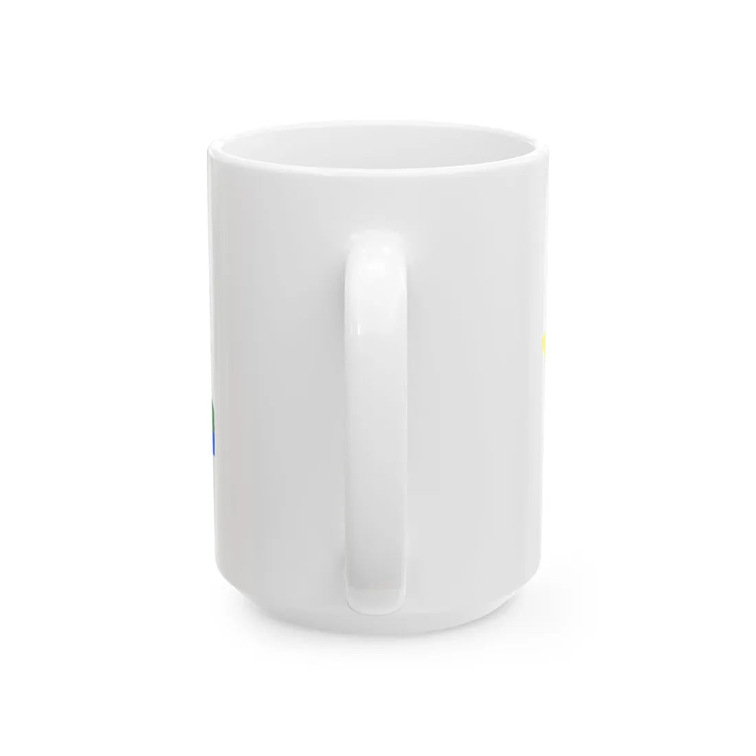 LGBT flag map of Romania (Oman) White Coffee Mug - Go Mug Yourself