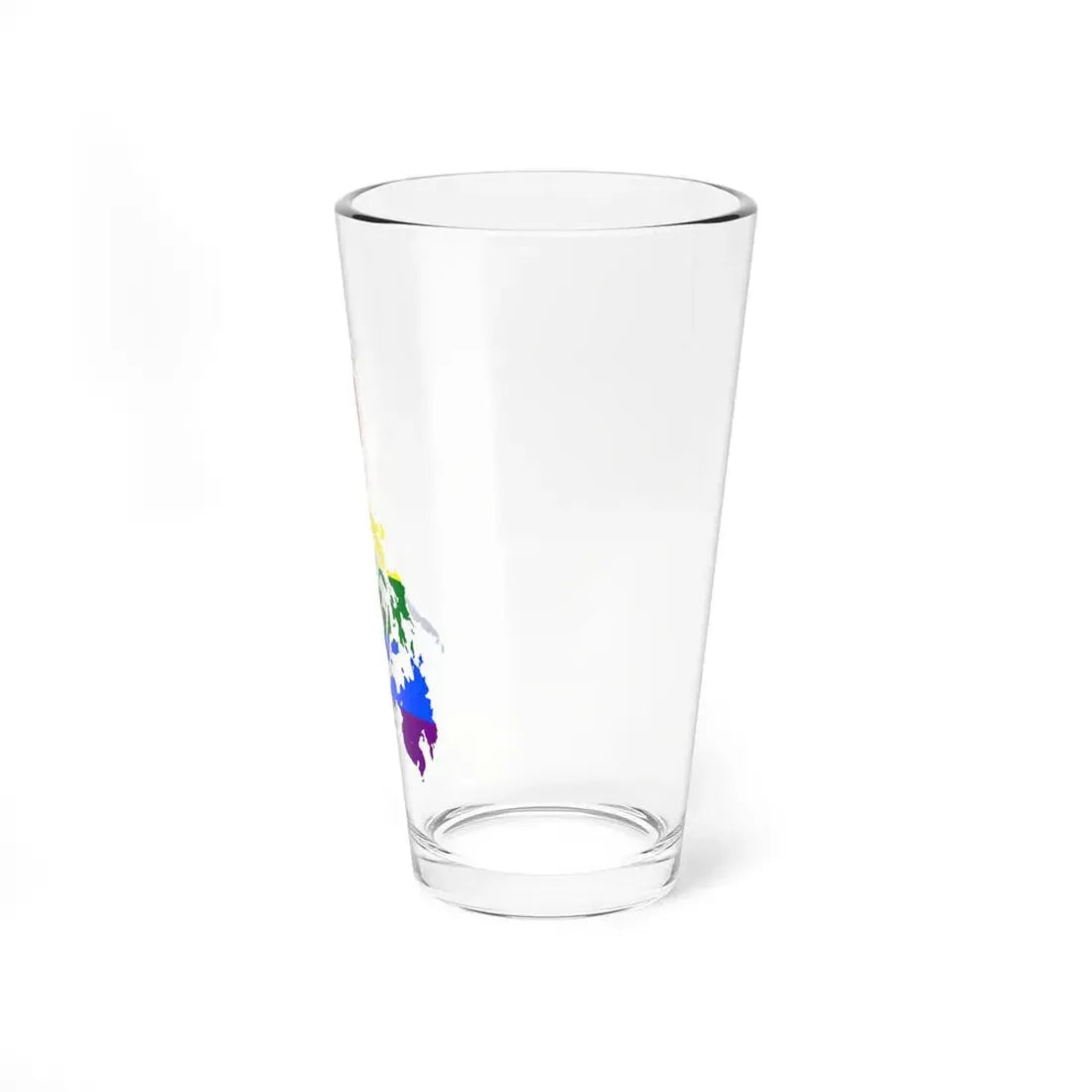 LGBT flag map of the Philippines (Philippines) Pint Glass 16oz - Go Mug Yourself