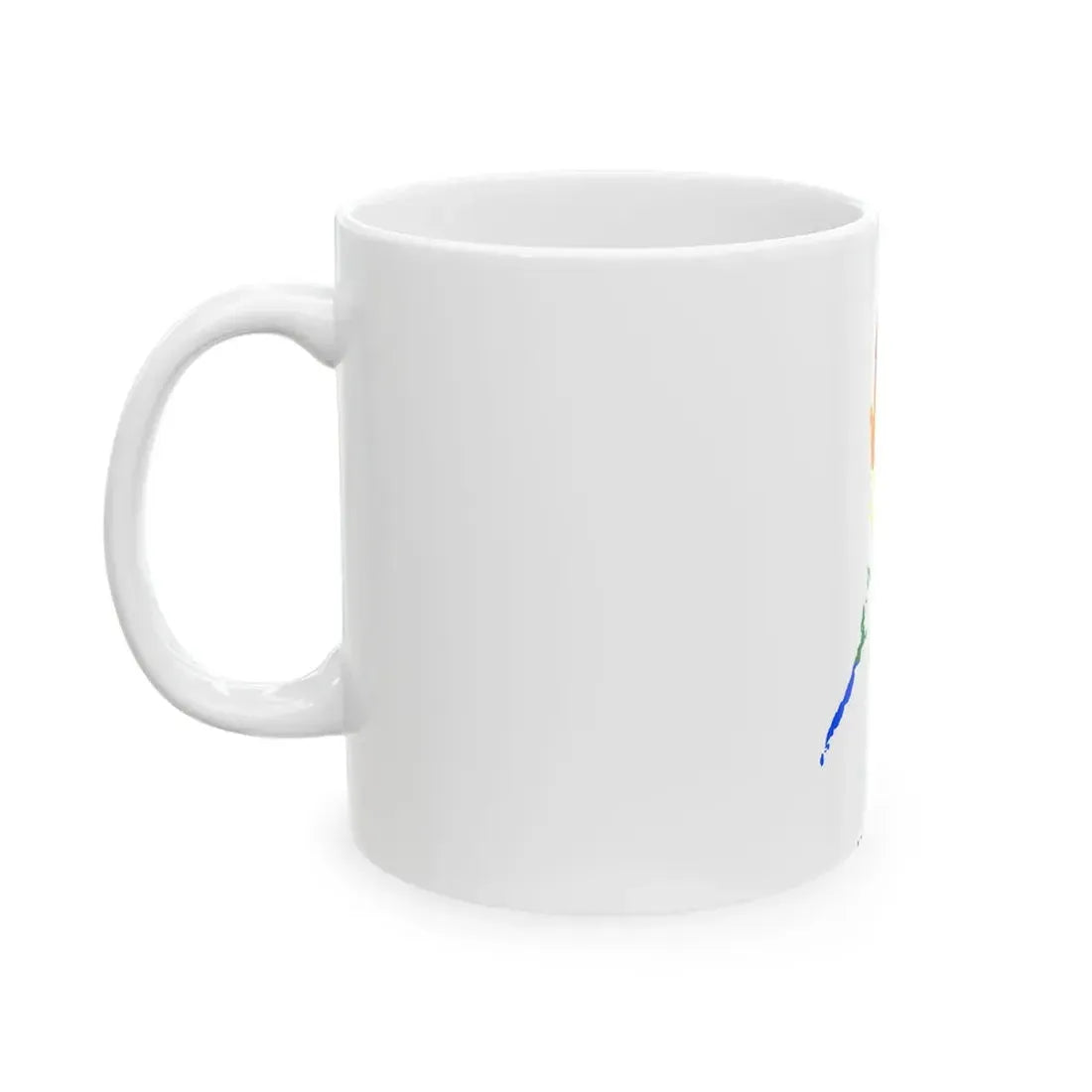 LGBT flag map of the Philippines (Philippines) White Coffee Mug - Go Mug Yourself