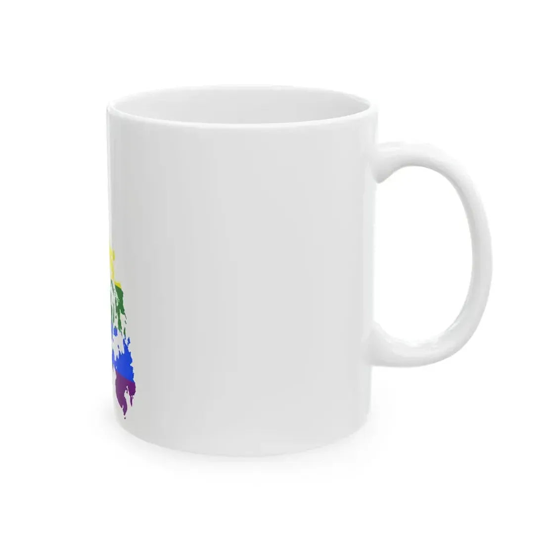 LGBT flag map of the Philippines (Philippines) White Coffee Mug - Go Mug Yourself