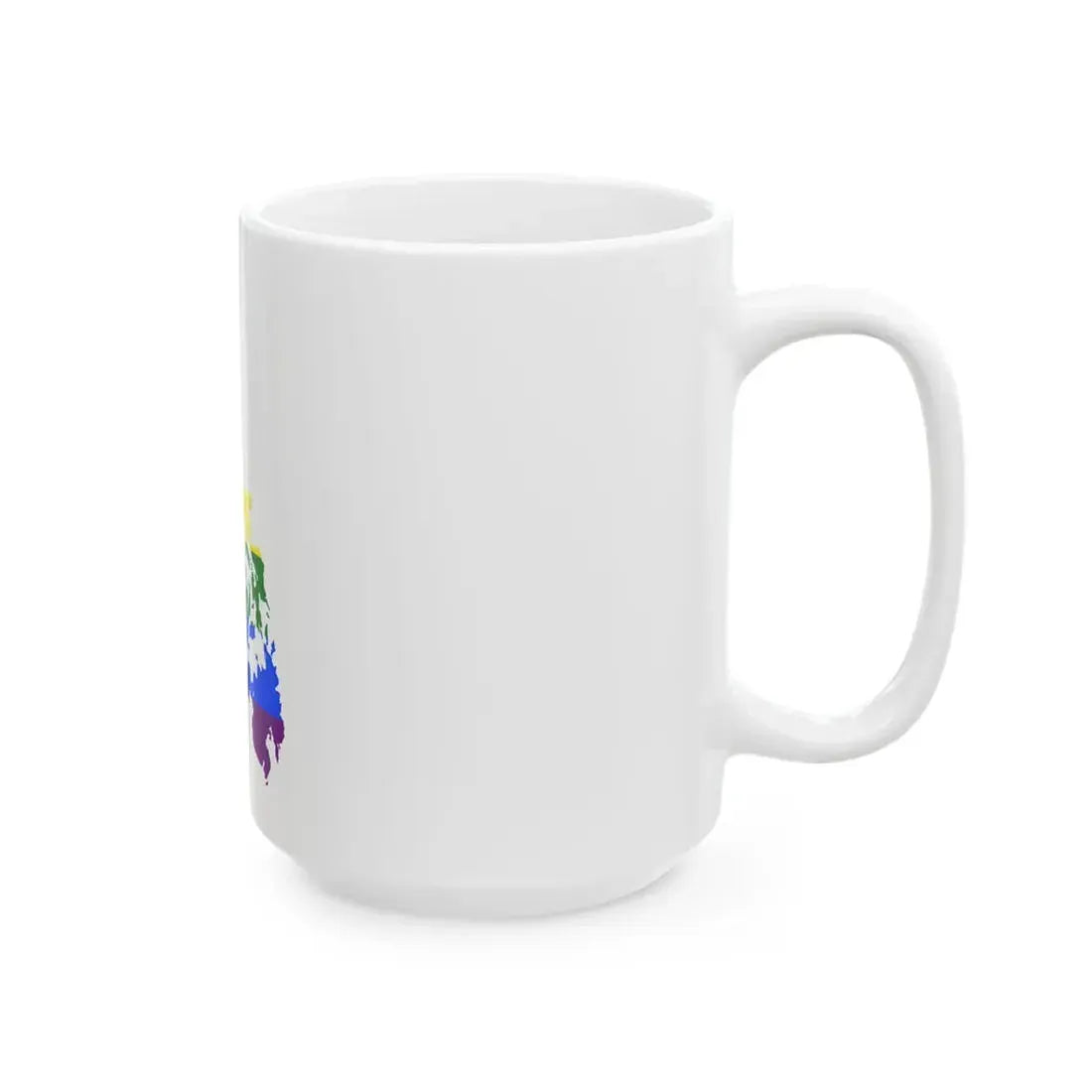 LGBT flag map of the Philippines (Philippines) White Coffee Mug - Go Mug Yourself