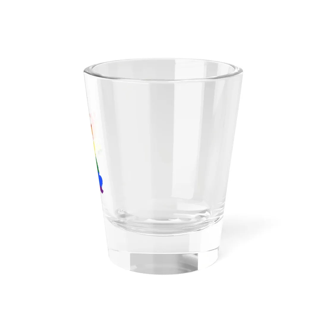 LGBT flag map of the United Kingdom (United Kingdom) Shot Glass 1.5oz - Go Mug Yourself