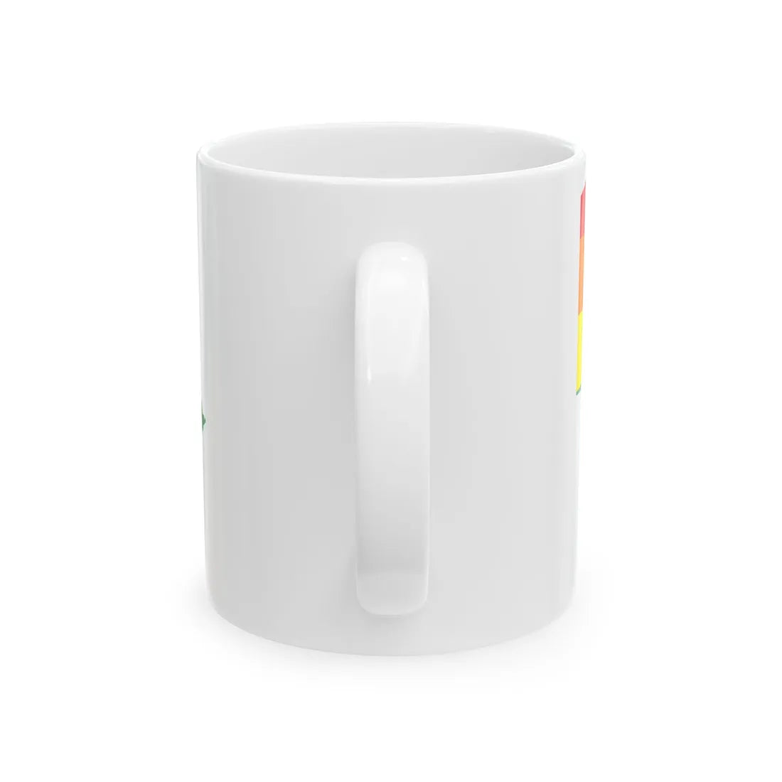 LGBT flag map of Uzbekistan (Uzbekistan) White Coffee Mug - Go Mug Yourself
